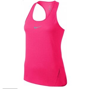 Nike React Dri Fit Racerback Hot Pink Tank SZ M